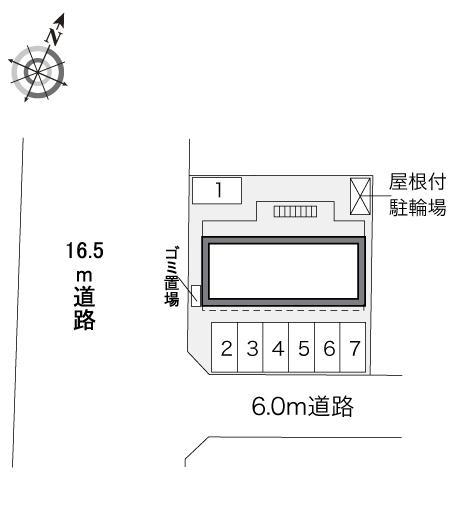 ハクヨウ(34189)の駐車配置図