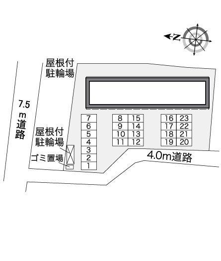カモミール(36544)の駐車配置図