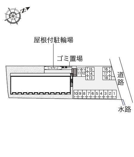 ストンフィルド(54967)の駐車配置図