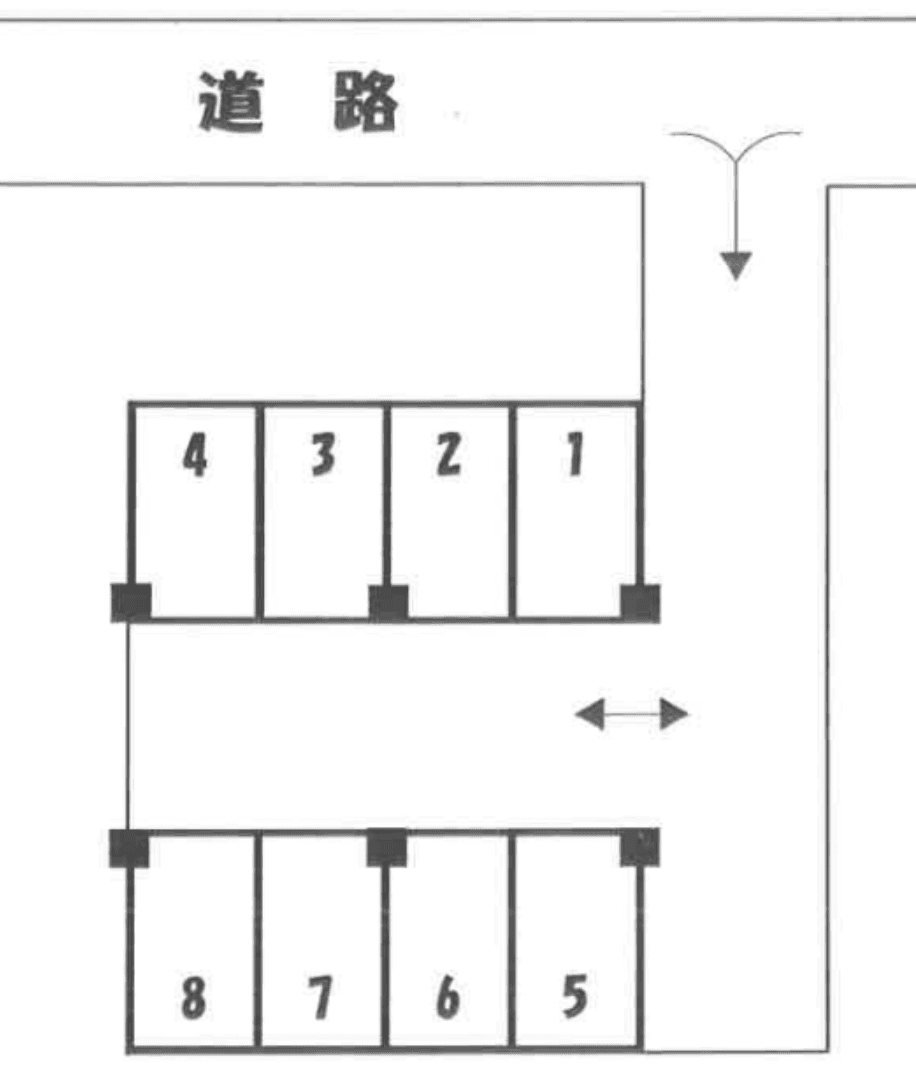Ｗild Ｃat 練馬の駐車配置図