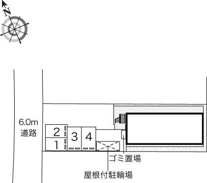 パイナス松福(45813)の駐車配置図