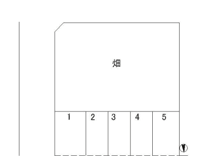 井上町永田駐車場の駐車配置図