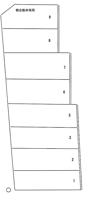 １４８の駐車配置図