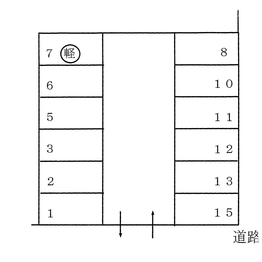 都パーキングの駐車配置図