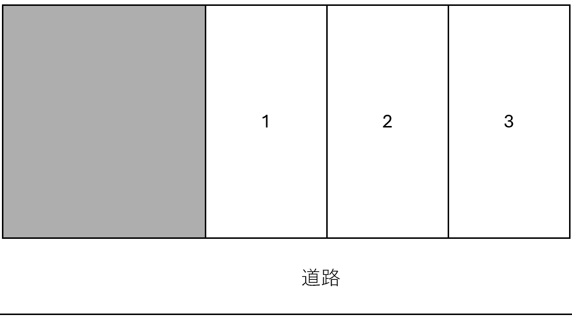 YKパーキングの駐車配置図