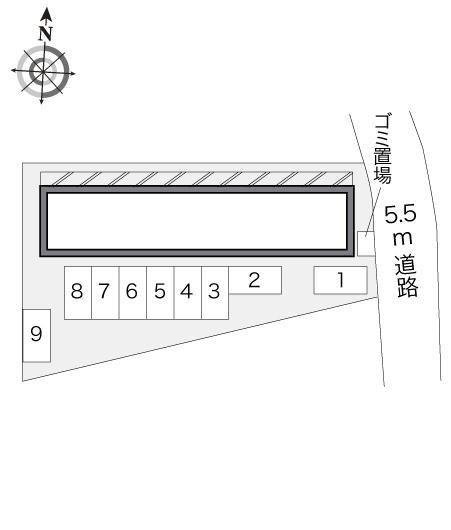 ストーリー浅沼(20763)の駐車配置図