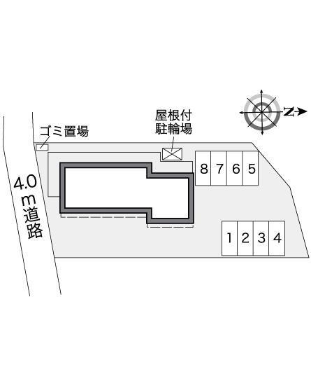レイク(27252)の駐車配置図