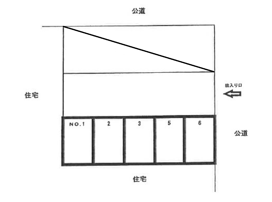 アップルパーキング 100の駐車配置図