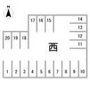 クーちゃんパーキングの駐車場