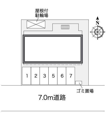 ＩＮＡＧＡＭＩ(26914)の駐車配置図
