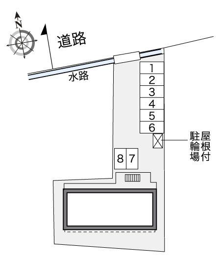 ＯＳＡＫＡ(41576)の駐車配置図