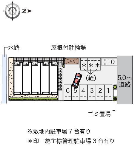 クレイノＡｎｇｅｌ(57708)の駐車配置図