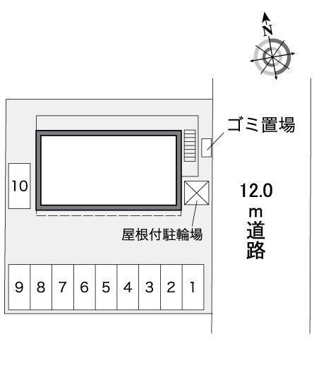 Ｂｒａｖｅ　Ⅰ(36008)の駐車配置図
