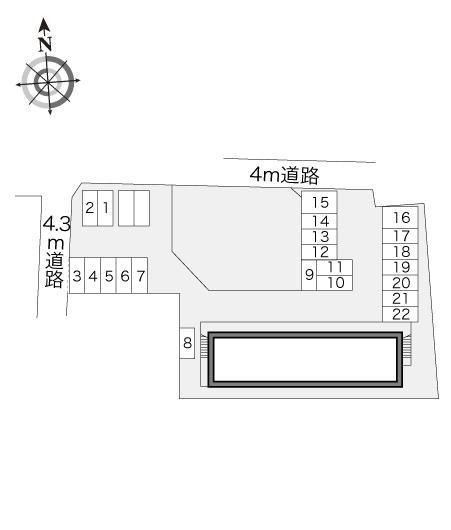 プレミール(13179)の駐車配置図