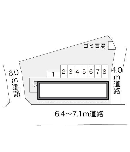 霞ヶ関第一(15478)の駐車配置図