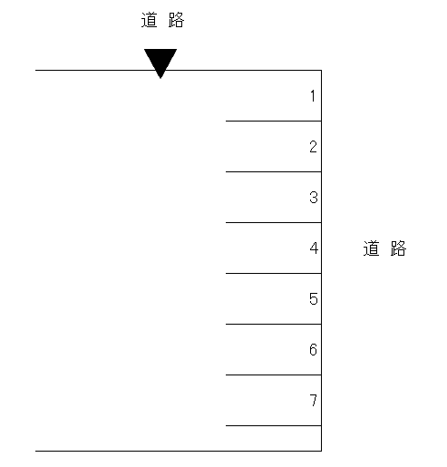 大鰐成田駐車場の駐車配置図