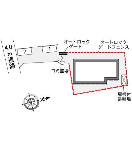 サンヴィラージュ(39721)の駐車配置図