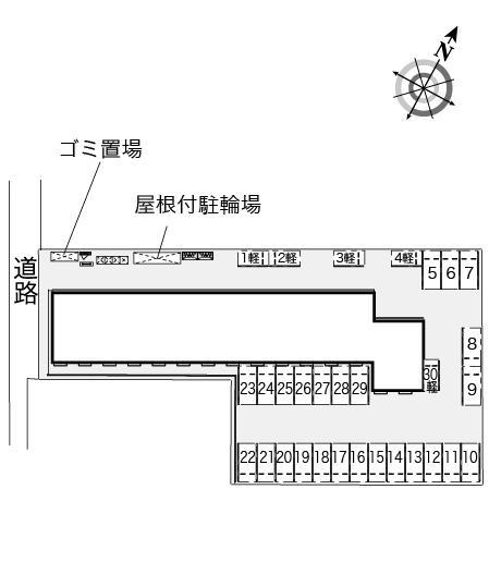 スピカ(36706)の駐車配置図