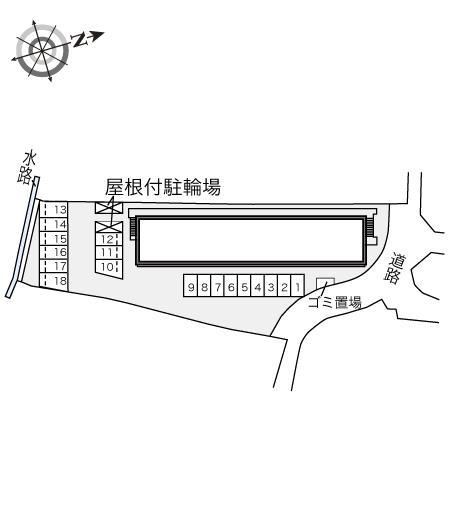 キタノダ(22884)の駐車配置図
