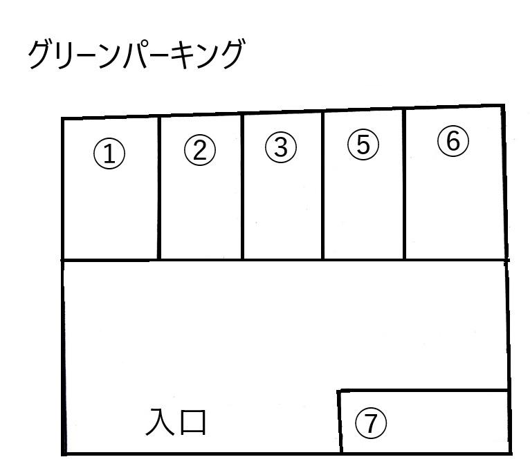 グリーンパーキングの駐車配置図