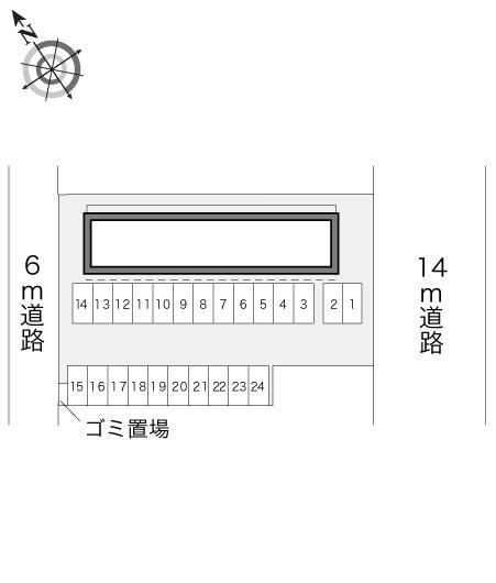レギューム(11462)の駐車配置図