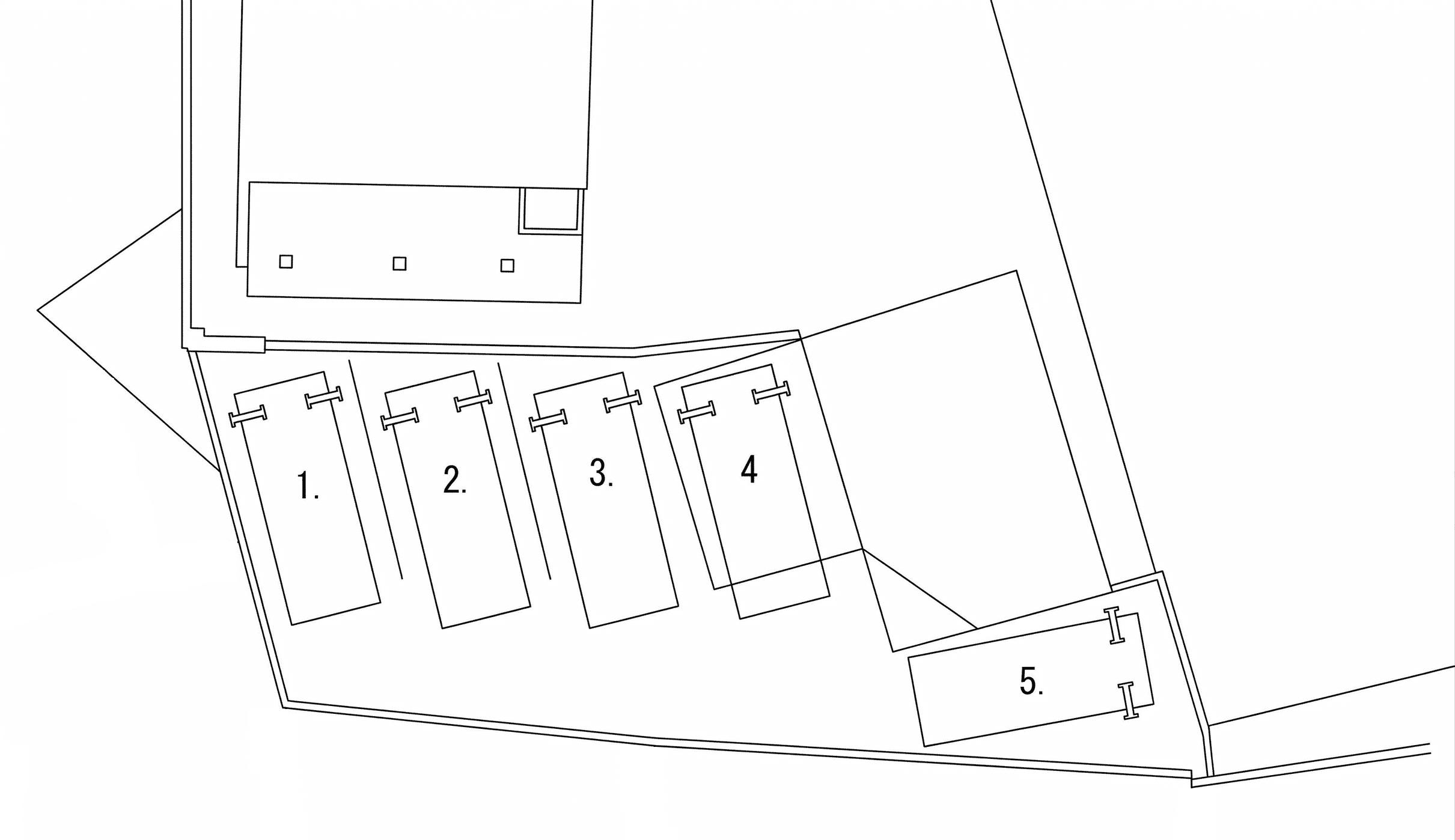 ケイゴパーキングの駐車配置図