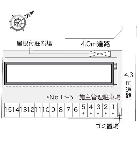 プラシード(31667)の駐車配置図
