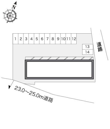 グリーングラス(20830)の駐車配置図