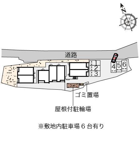 クレイノ稲荷下(52442)の駐車配置図