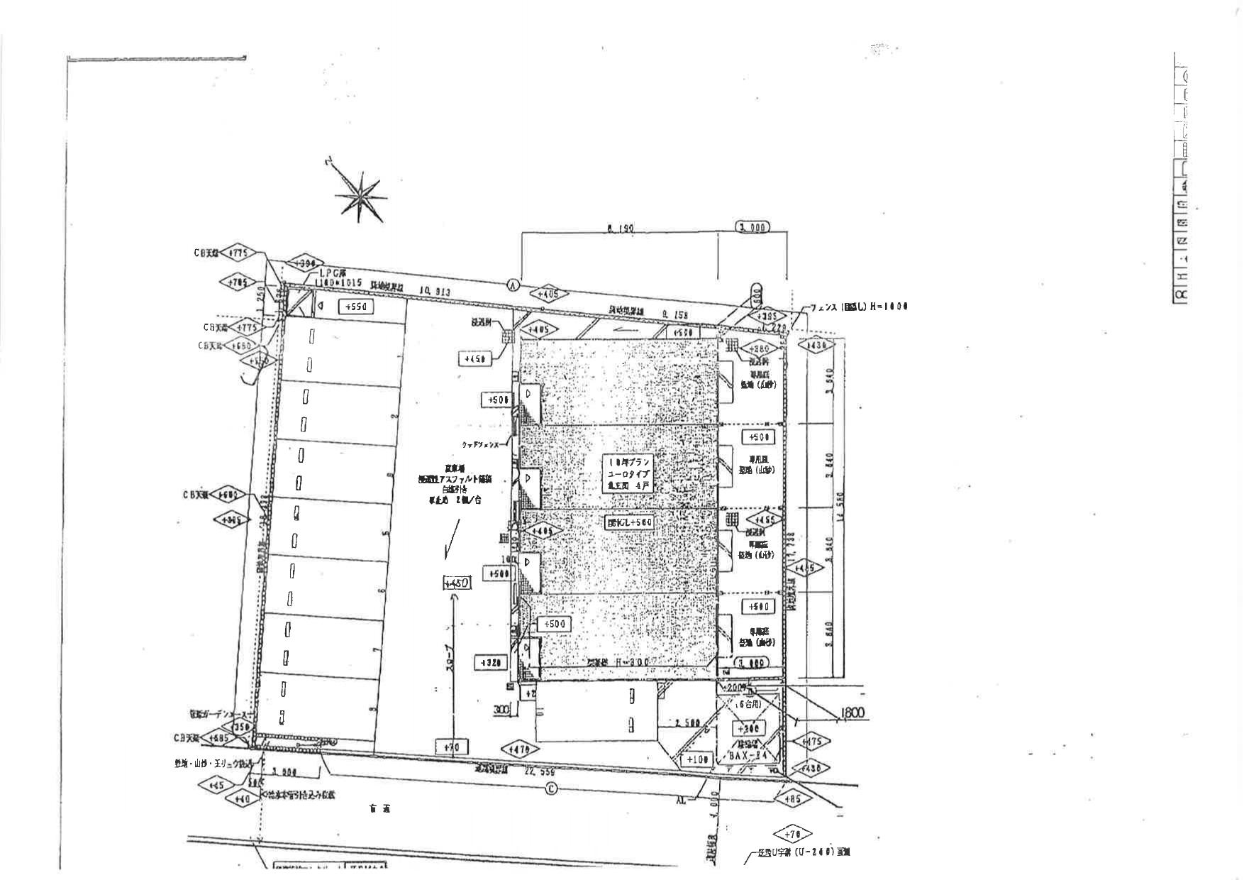 60003DUETの駐車配置図