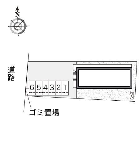 セントポーリア大窪(12761)の駐車配置図
