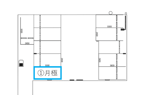 静岡駒形通第１の駐車配置図