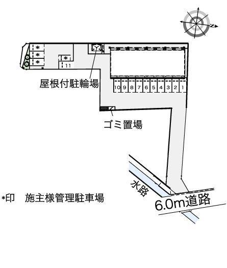 昭和町Ⅱ(42294)の駐車配置図