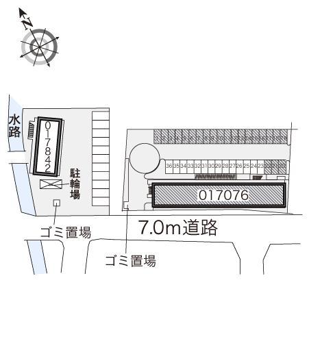 いけざわＡ(17076)の駐車配置図