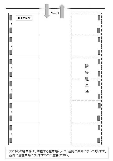 J-065の駐車配置図