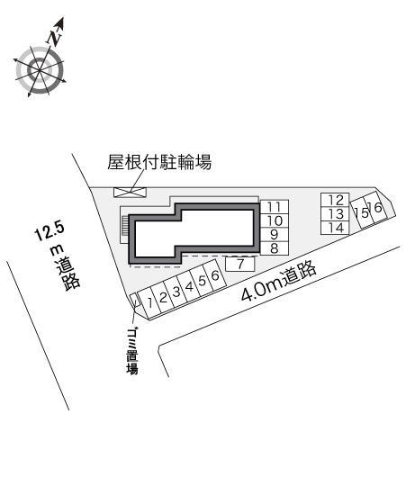 アベニュー赤坂(31319)の駐車配置図