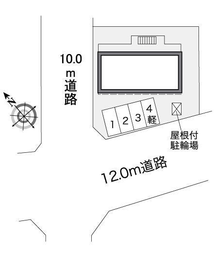 シャルマン(38028)の駐車配置図