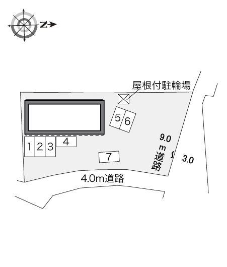 サニーサイドハイツ(31340)の駐車配置図