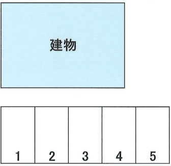 将監サンパーキングの駐車配置図