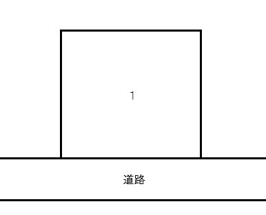 高徳町ガレージの駐車配置図