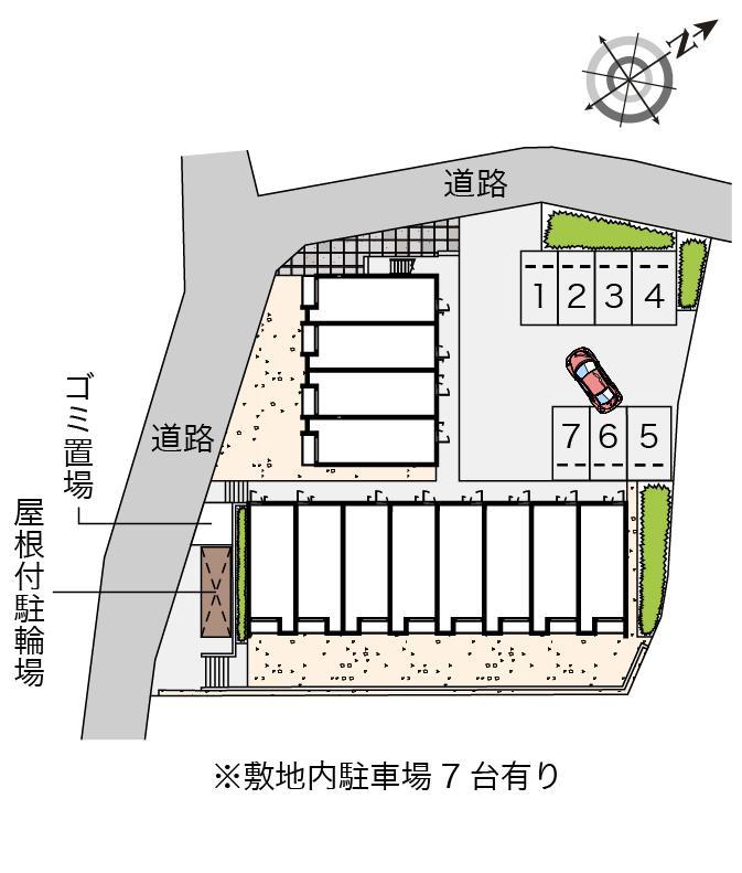 ミランダＴＤレジデンス(56634)の駐車配置図