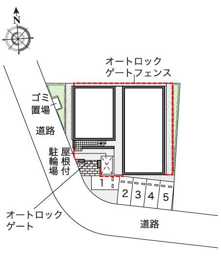 ＭＵＲＡＫＡＭＩ(45610)の駐車配置図