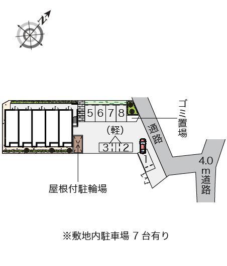 クレモンティーヌ(55728)の駐車配置図
