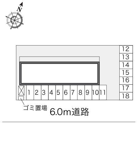 コルティーレ(24203)の駐車配置図