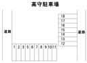 高守駐車場の駐車場