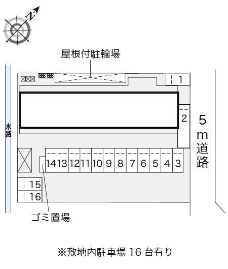 ヴァンⅡ(18296)の駐車配置図