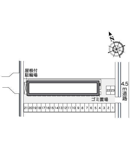 Ｕ　Ｋ　Ｎ(27728)の駐車配置図
