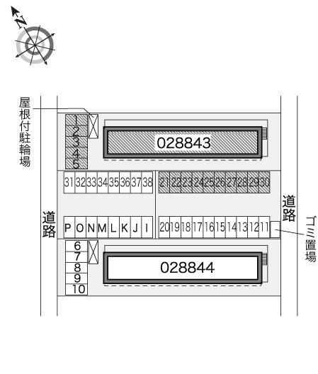 武蔵(28843)の駐車配置図
