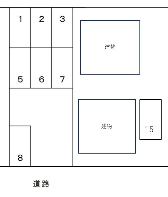 荘埜和夫駐車場の駐車配置図