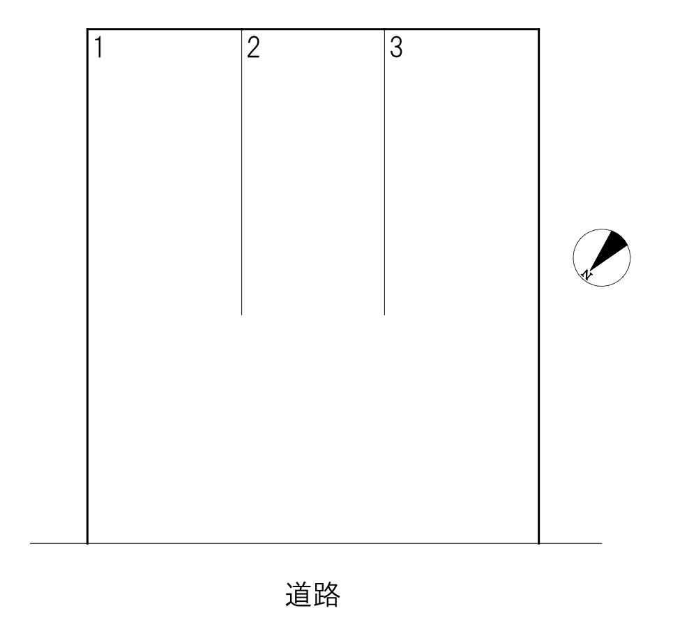 豊川町９番駐車場の駐車配置図